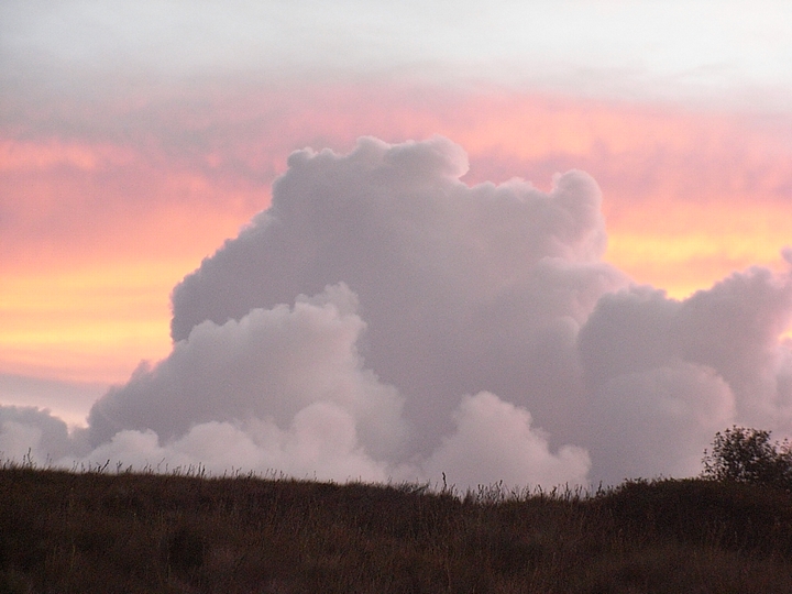 Sonnenuntergang auf dem Tinajilla - Ecuador